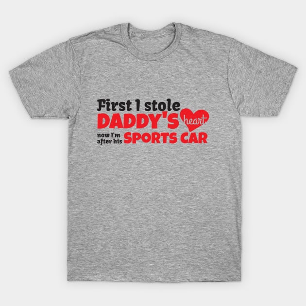 Daddy's Sports Car T-Shirt by SoCalmama Creations